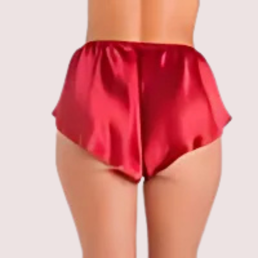 Opulent Silk Satin French Knickers
