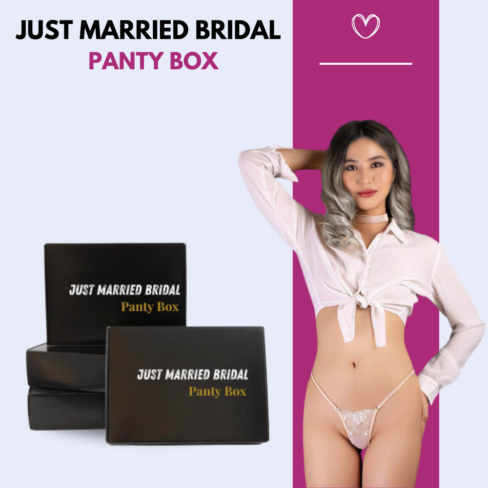 Just Married Bridal Panty Box