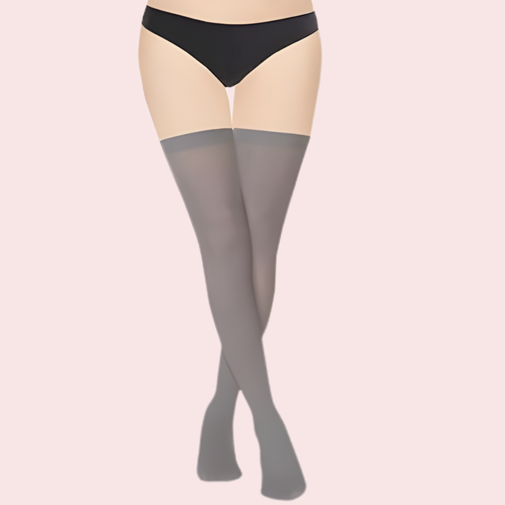 Classic Sheer Stockings – Pack of 2 (Grey &amp; Nude Shades)