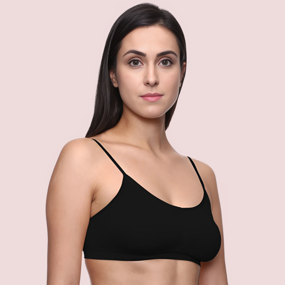 Chic &amp; Flirty Thin Straps Sports Bra- Pack of 3