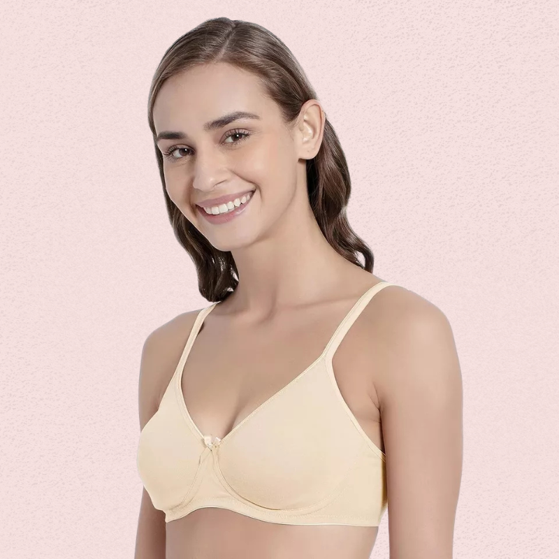 Breathable Cotton Non-Wired Bra (Pack of 2)