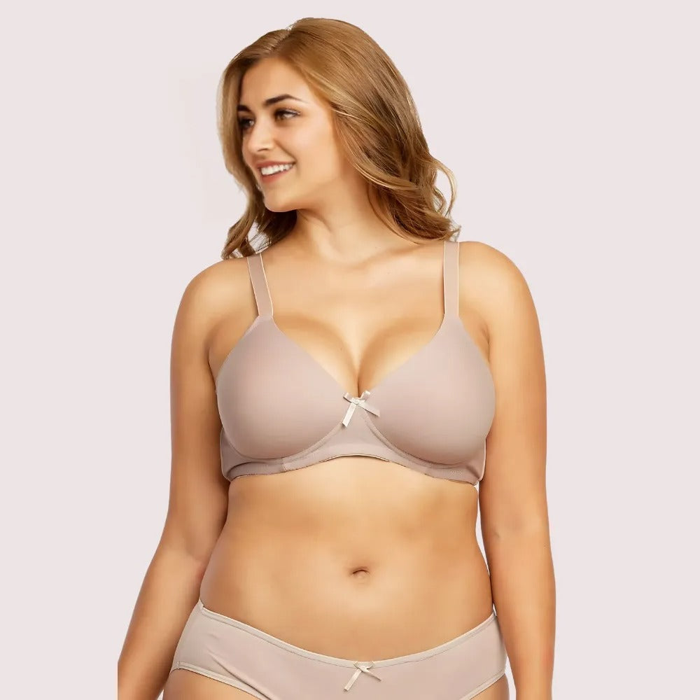 2 Pack No Wire Full Cup Light Padded bra