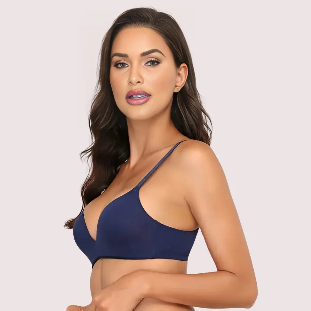 2 Pack Luxury seamless padded push up bra