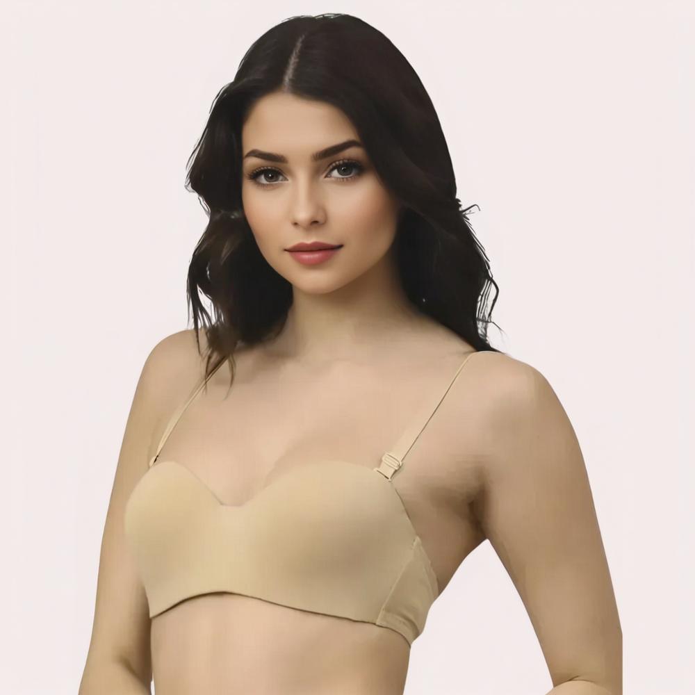 FD Demi Bra + Free Seamless Panty -  Lift, Comfort &amp; Perfect Fit