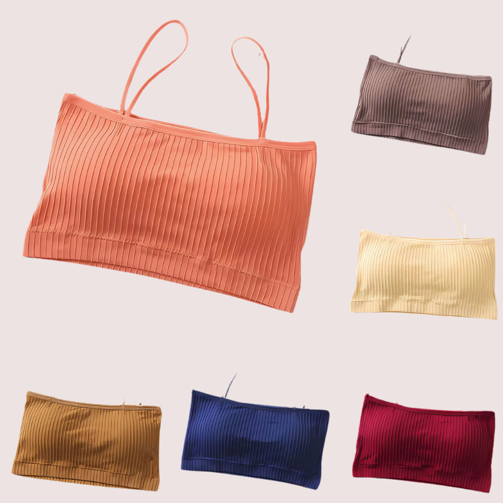 2 Pack Cute &amp; Comfy lightly padded cami bra