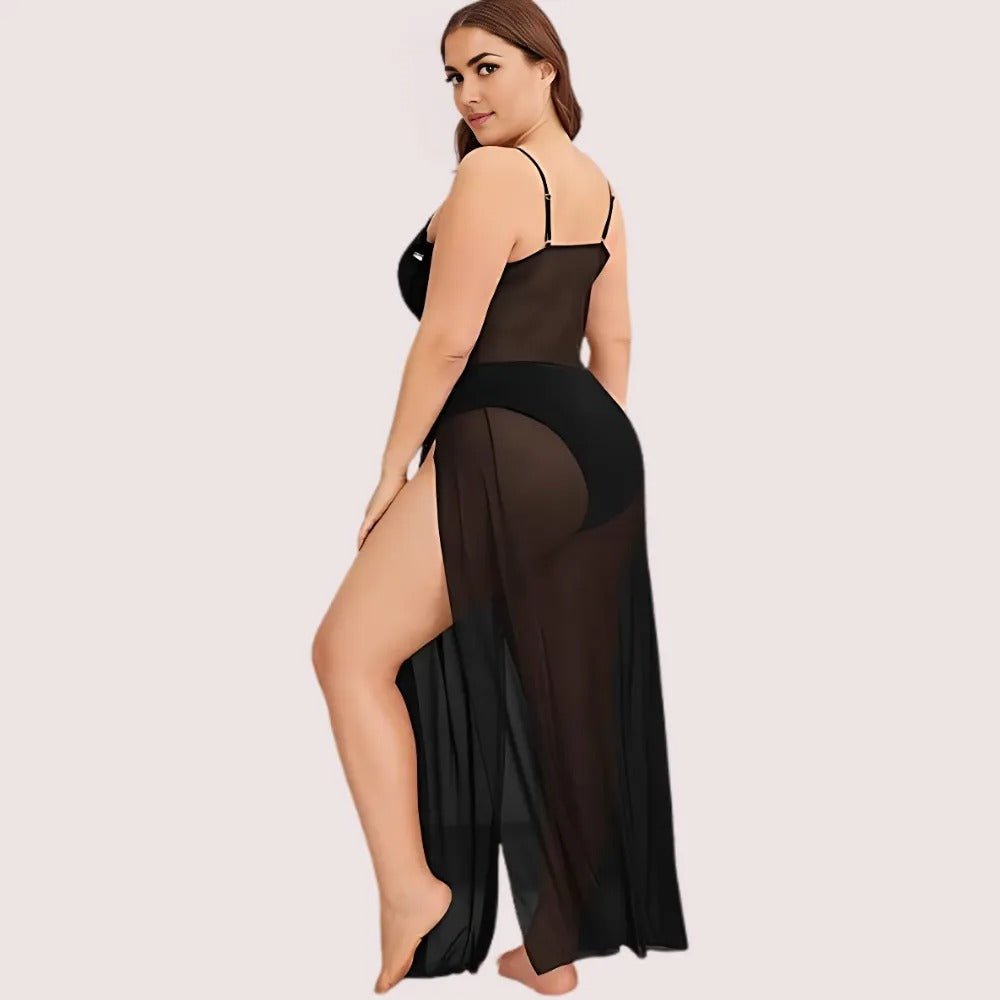 Moonlit Temptation Sheer Nightgown
